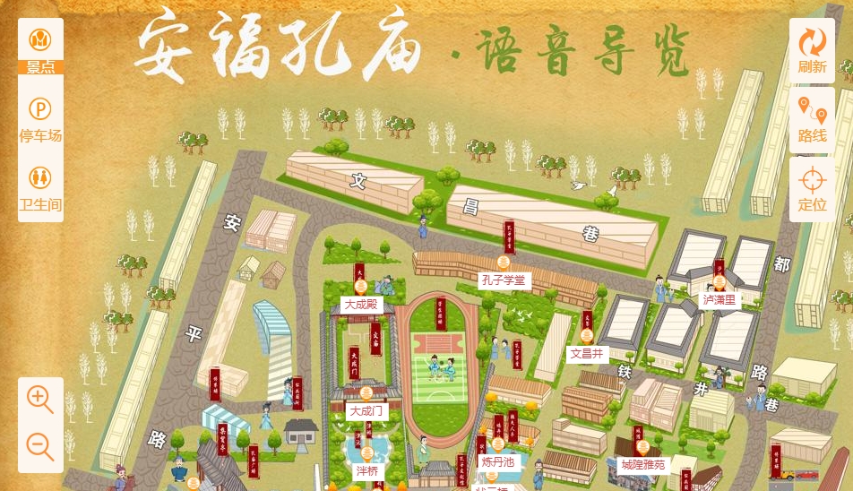 平坝手绘地图：智慧景区智能化服务的延伸